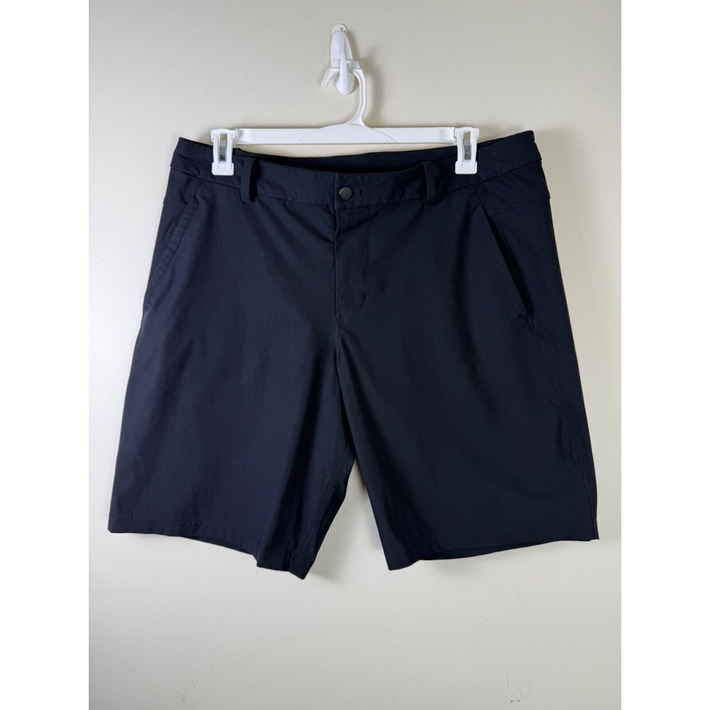 Lululemon ABC Shorts Warpstreme Relaxed Fit Black Casual Size 36